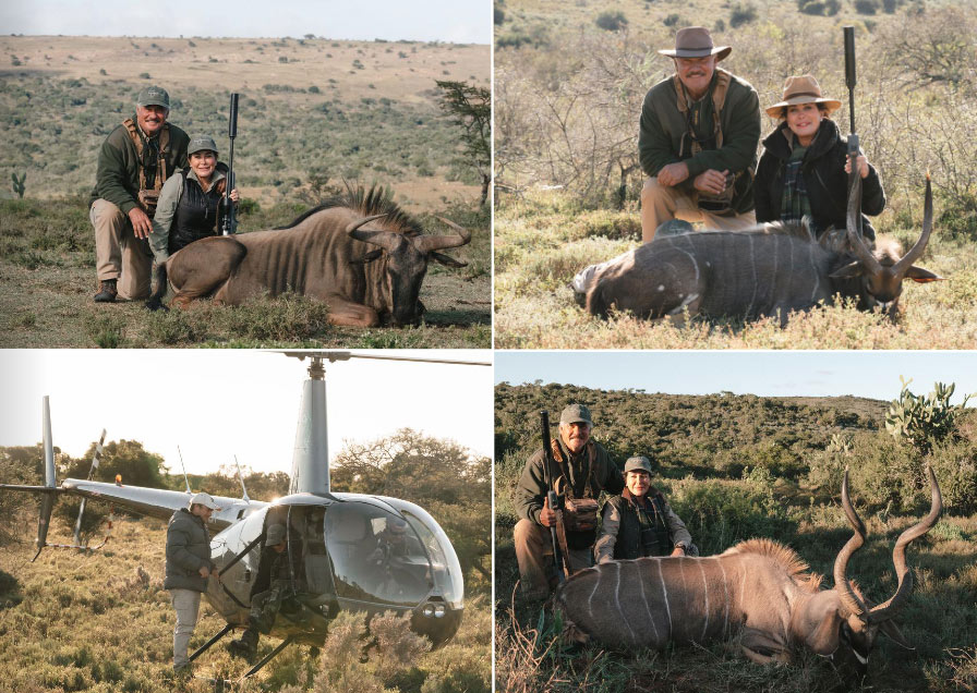 Hunting on a South African hunting safari