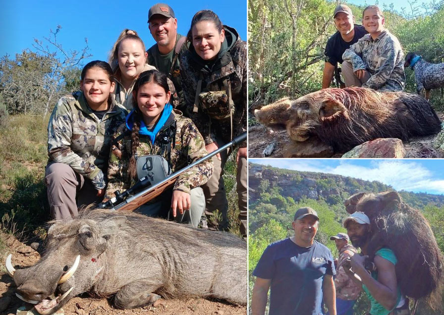 Hunting on a South African hunting safari
