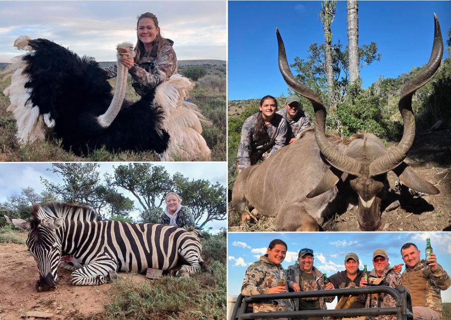 Hunting on a South African hunting safari