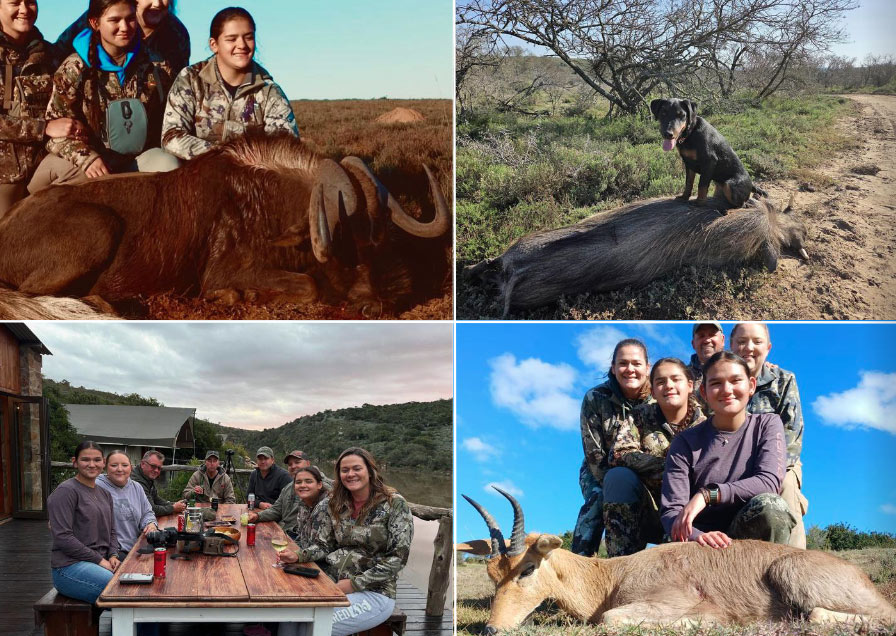 Hunting on a South African hunting safari