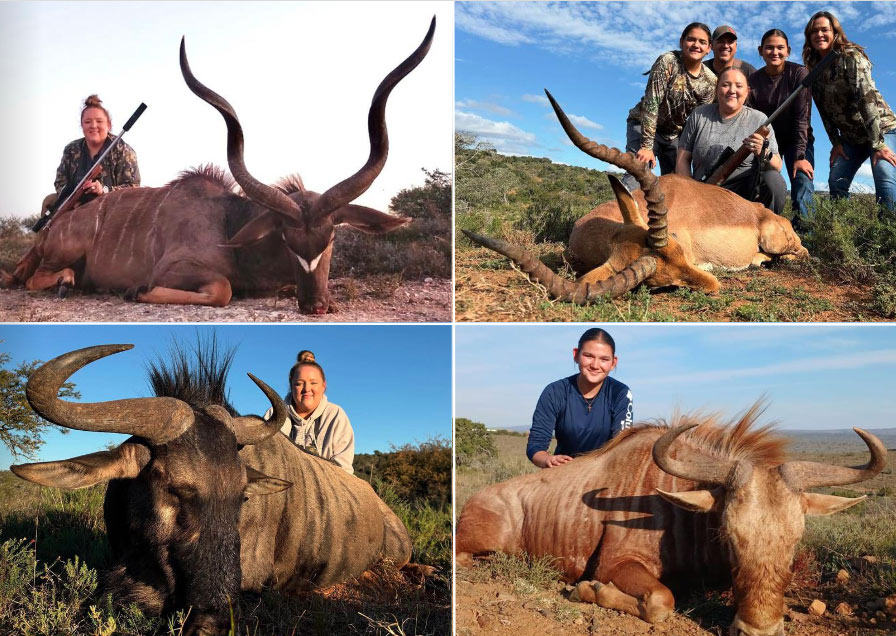 Hunting on a South African hunting safari