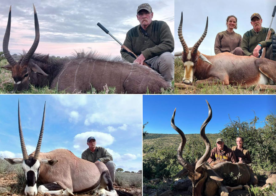 Hunting on a South African hunting safari