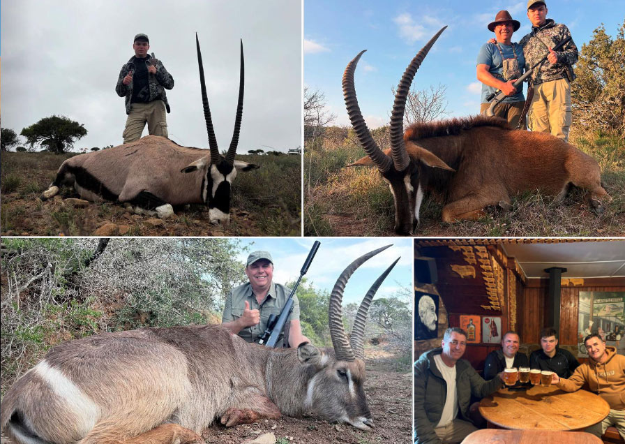 Hunting on a South African hunting safari