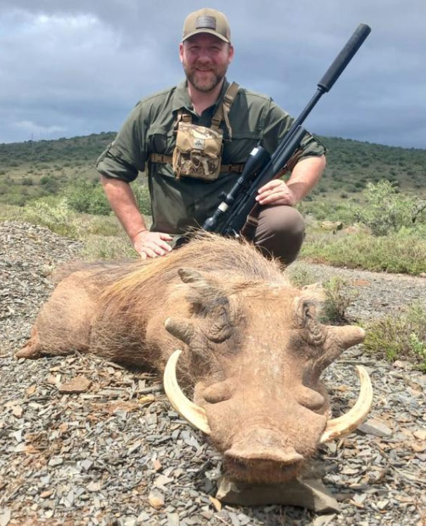Hunting on a South African hunting safari