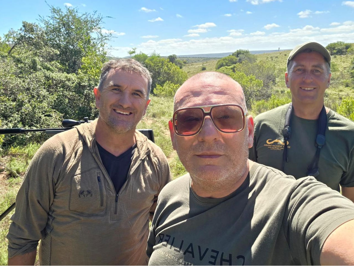 Hunting on a South African hunting safari